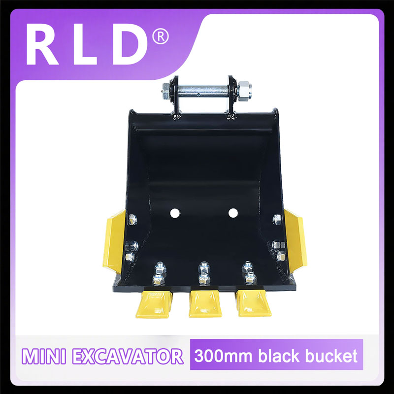 Heavy Equipment Bucket - 300mm/11.81インチ ミニ掘削機用バケットアタッチメント トレンチバケット 1～3トン掘削機用 パイプラインおよび河川管理用