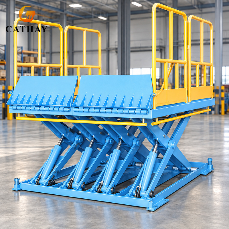 産業機器や建設資材用の特注大型油圧リフトテーブル、頑丈なダブ - Heavy Equipment Lift のレビューと価格